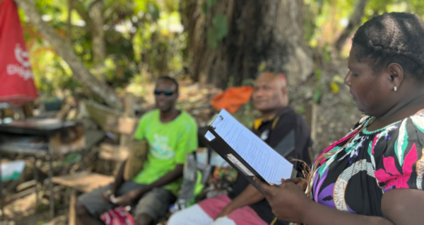 Collecting Information on CBFM in New Ireland Province, PNG (LMMA)
