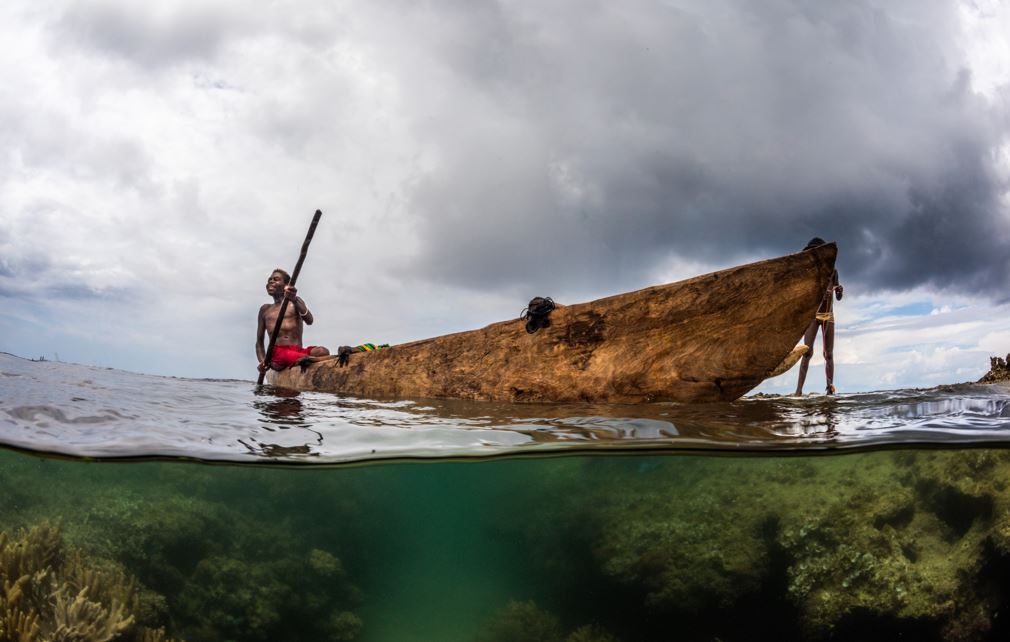 Fisher in Vanuatu