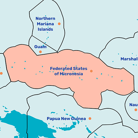 Map of FSM